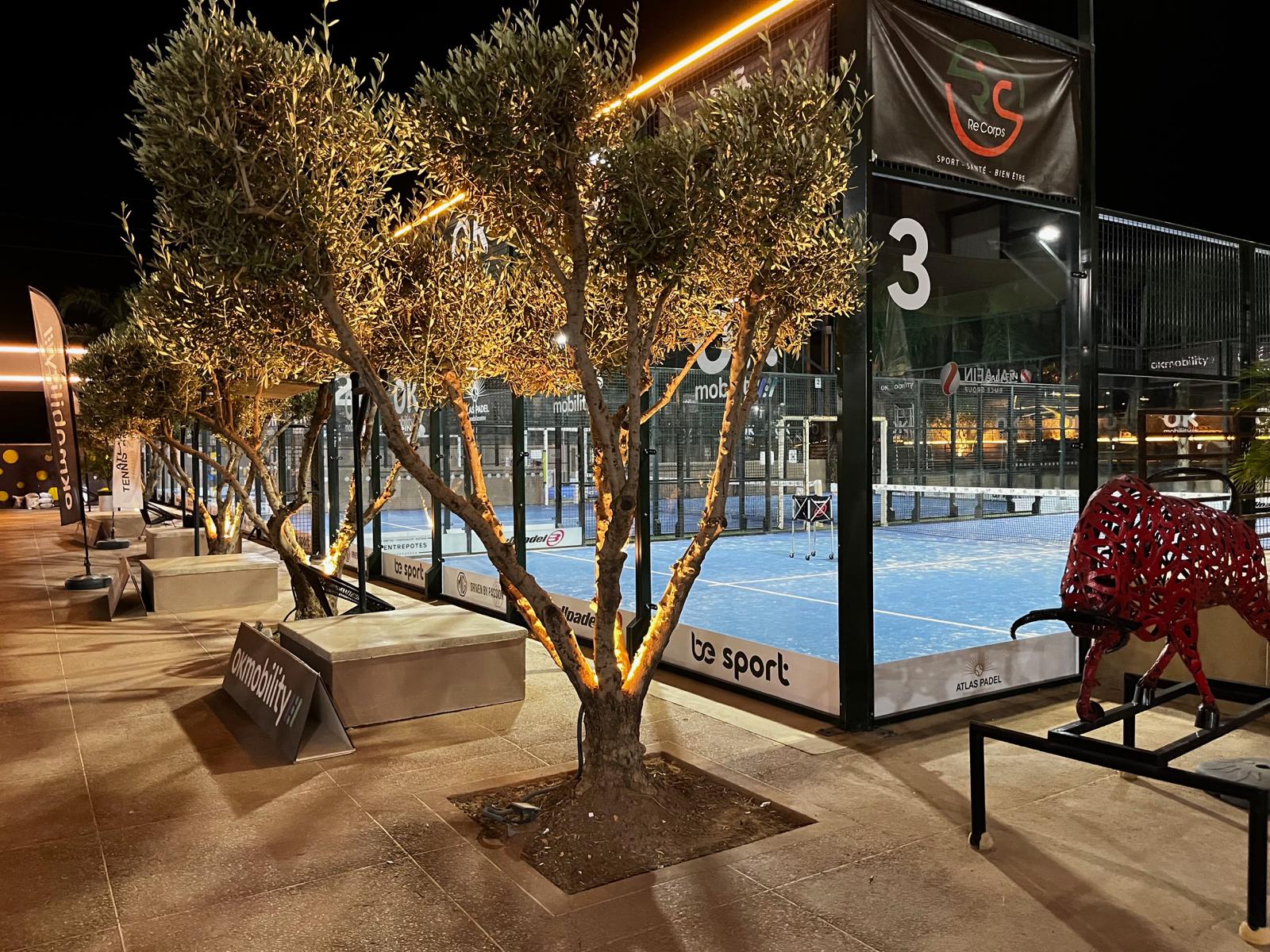 Court de padel moderne
